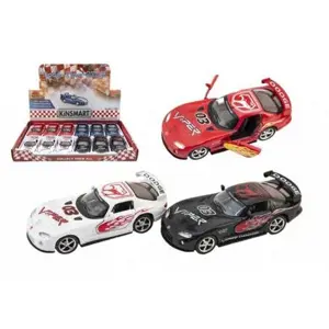 Auto Kinsmart Dodge Viper GTS-R 1:36 12,5cm kov/plast na zpětné natažení