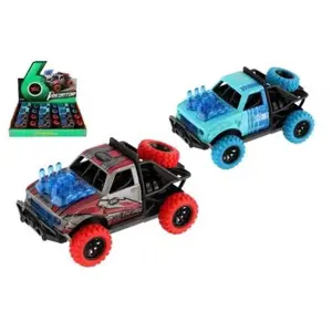 Produkt Auto Off-Road plast 11x7cm na baterie se světlem, zvukem na zpětné natažení