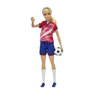 Produkt Barbie FOTBALOVÁ PANENKA - BARBIE V ČERVENÉM DRESU