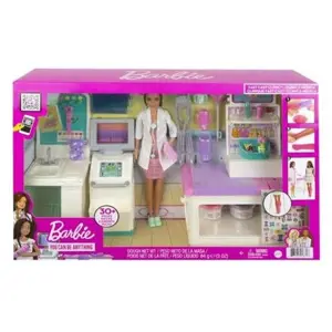 Produkt Barbie KLINIKA 1. POMOCI S DOKTORKOU HERNÍ SET