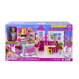 Barbie RESTAURACE S PANENKOU HERNÍ SET