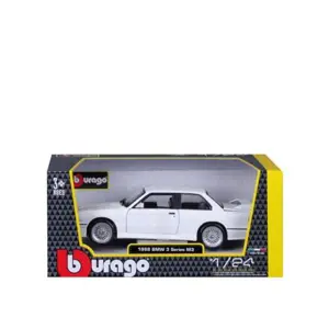 Bburago 1:24 Plus BMW 3 Series M3 1988 White