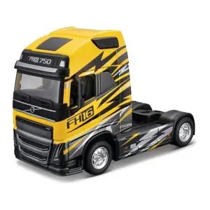 Bburago 1:43 Haulers Custom Cabs Volvo FH16 Globetrotter 750 XXL Yellow