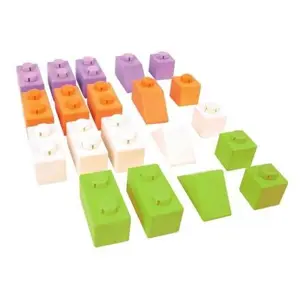 Produkt Bigjigs Baby Dřevěné Spojkostky - Basic set