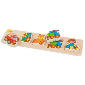 Bigjigs Baby Dřevěné vkládací puzzle hračky