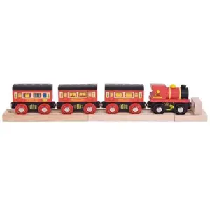 Produkt Bigjigs Rail Dálkový vlak + 3 koleje