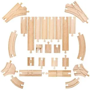 Produkt Bigjigs Rail Dřevěné koleje set 25 dílů