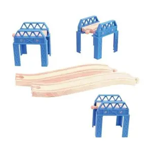 Produkt Bigjigs Rail Dřevěné koleje set mostní konstrukce