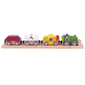 Produkt Bigjigs Rail Dřevěný stavební vlak