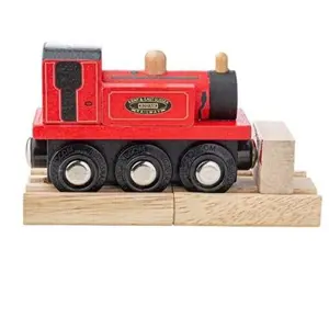 Produkt Bigjigs Rail Dřevěný vláček Teriér  červený