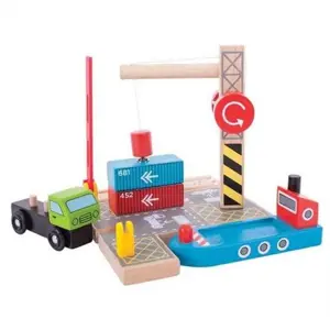 Produkt Bigjigs Rail Kontejnerové překladiště