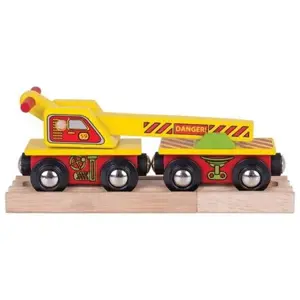 Produkt Bigjigs Rail Vagón s jeřábem