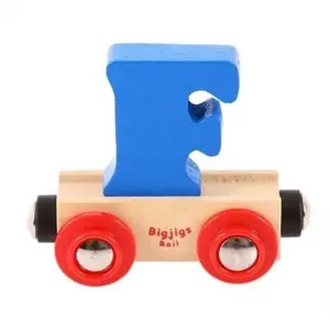 Produkt Bigjigs Rail Vagónek dřevěné vláčkodráhy - Písmeno F