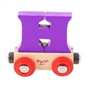 Produkt Bigjigs Rail Vagónek dřevěné vláčkodráhy - Písmeno H