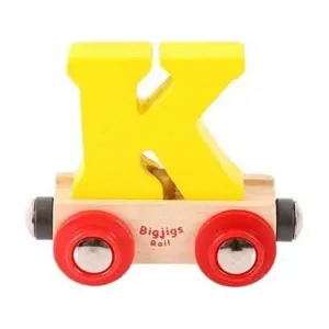 Produkt Bigjigs Rail Vagónek dřevěné vláčkodráhy - Písmeno K