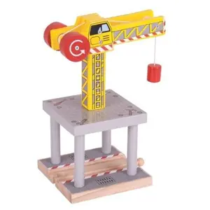 Produkt Bigjigs Rail Velký jeřáb žlutý