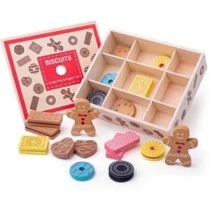 Produkt Bigjigs Toys Box s dřevěnými sušenkami