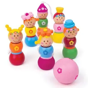 Produkt Bigjigs Toys Dřevěné kuželky Víly