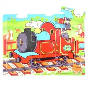 Produkt Bigjigs Toys Dřevěné puzzle vlak 9 dílků