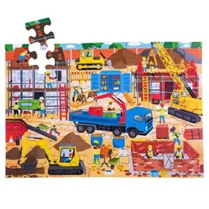 Produkt Bigjigs Toys Podlahové puzzle Staveniště 48dílků