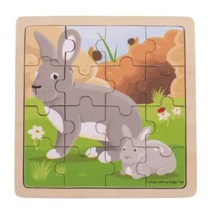 Bigjigs Toys puzzle - Králík s králíčkem