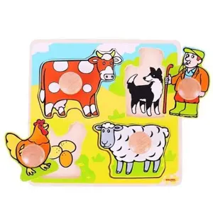 Produkt Bigjigs Toys Vkládací edikativní puzzle farma