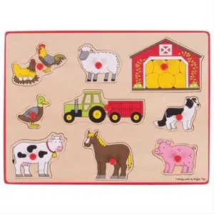 Produkt Bigjigs Toys Vkládací puzzle Farmářský statek