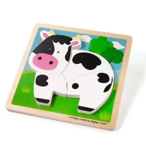 Produkt Bigjigs Toys Vkládací puzzle Kravička