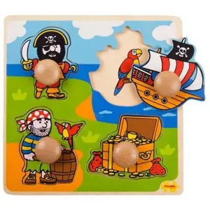 Produkt Bigjigs Toys Vkládací puzzle piráti