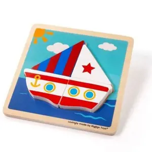 Produkt Bigjigs Toys Vkládací puzzle Plachetnice