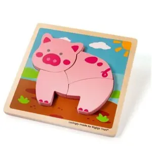 Produkt Bigjigs Toys Vkládací puzzle Prasátko