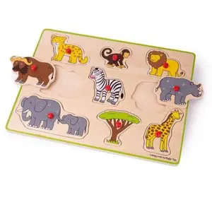 Produkt Bigjigs Toys Vkládací puzzle safari