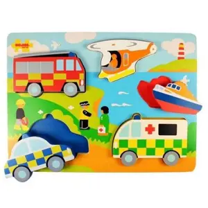 Produkt Bigjigs Toys Vkládací puzzle záchranáři