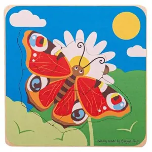 Produkt Bigjigs Toys Vkládací puzzle životní cykly motýla