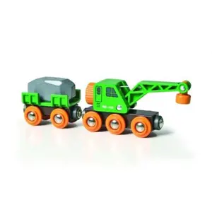 Brio 33698 Vagon + jeřáb