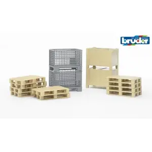 Produkt Bruder 2415 Logistický set - palety a bedny