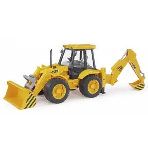 Bruder 2428 Traktor JCB - čelní nakladač + bagr