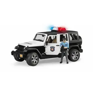 Bruder 2526 Jeep Wrangler Policie s figurkou policisty