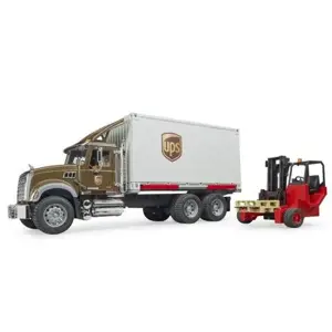 Produkt Bruder 2828 Logistický Mack Granite UPS s příslušenstvím