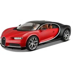 BUGATTI CHIRON 1:18 červeno-černé