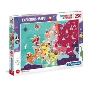 Produkt Clementoni Puzzle 250 dílků Mapa - Evropa: osobnosti