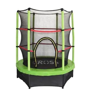 Produkt Cross Trampolína 140 cm se sítí, zelenočerná