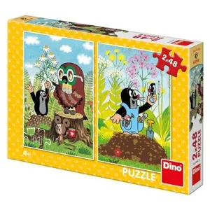 Produkt DINO Puzzle 2 x 48 dílků KRTEK NA MÝTINĚ