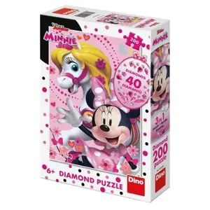 Produkt DINO Puzzle 200 dílků MINNIE MOUSE diamond