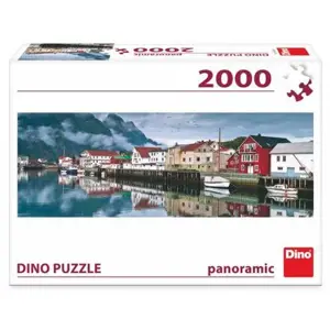 DINO puzzle 2000 Rybářská vesnice panoramic