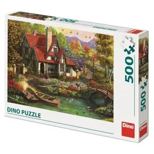 Produkt DINO Puzzle CHATA U JEZERA 500 dílků