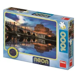 Produkt DINO Puzzle neon 1000 dílků ANDĚLSKÝ HRAD