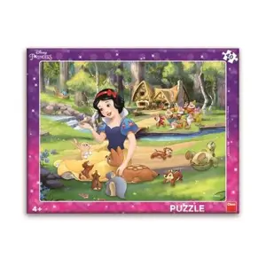 Produkt Dino Sněhurka a zvířátka 40 deskové puzzle