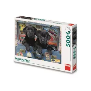 Produkt Dino Štěňata v kufru 500 puzzle