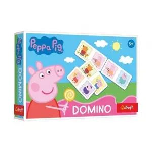 Produkt Domino papírové Prasátko Peppa/Peppa Pig 21 kartiček společenská hra v krabici 21x14x4cm